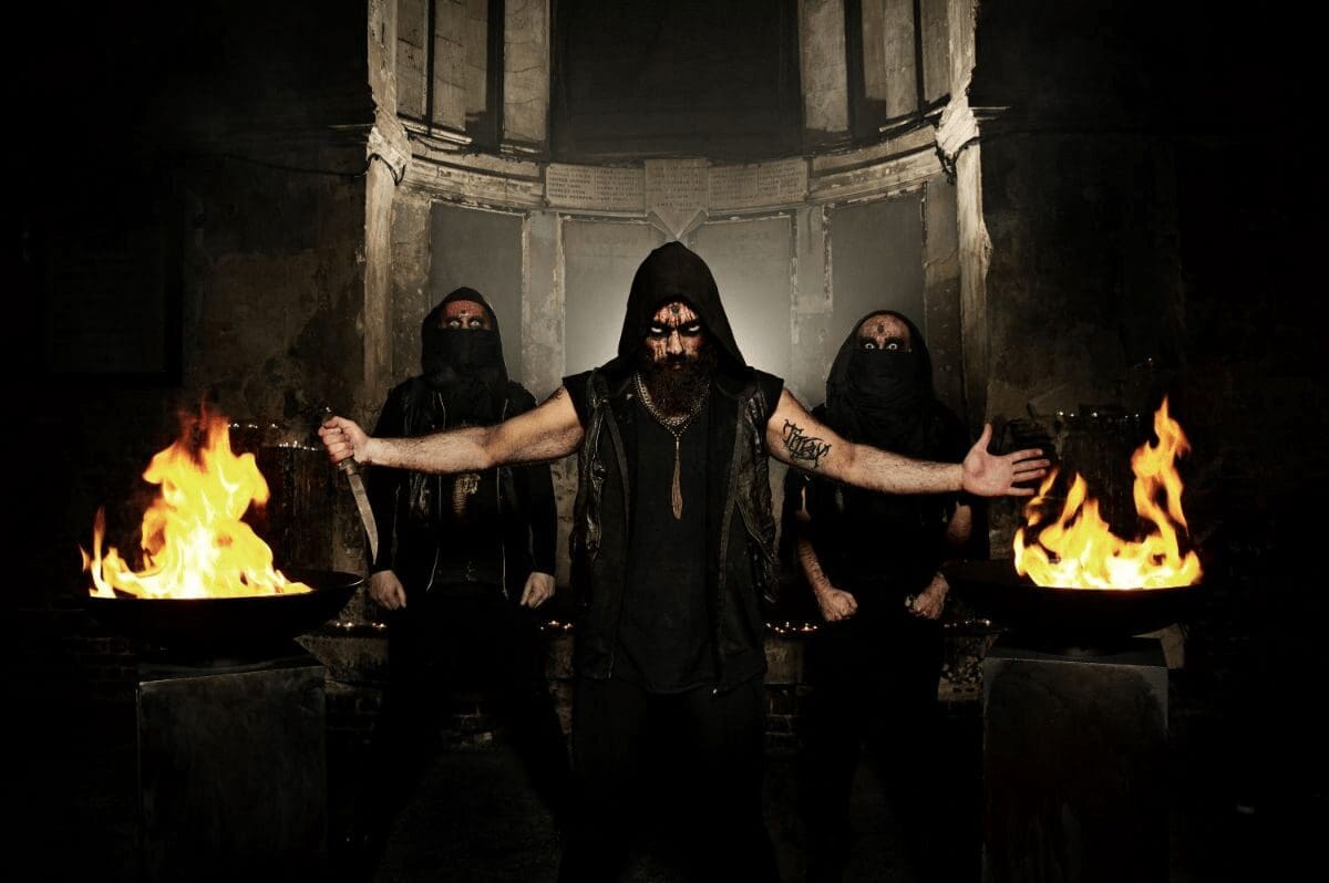 The band members of Trivax getting ready to release Eloah Burns Out.