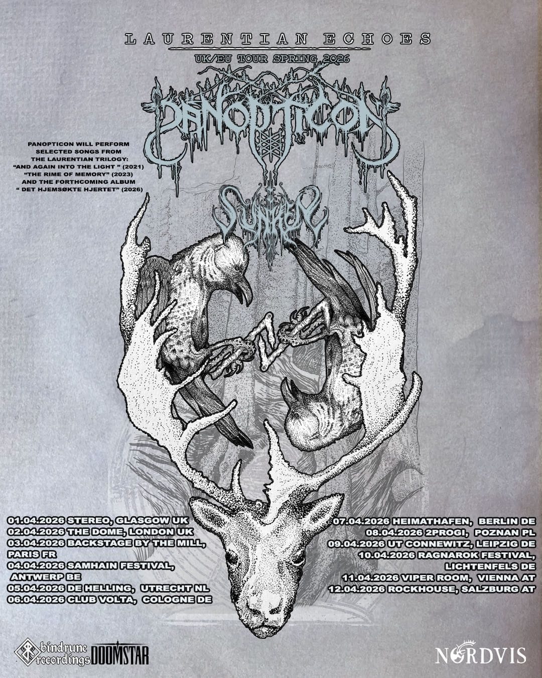 Live Review: Sunken & Panopticon Laurentian Echoes Tour (2026)
