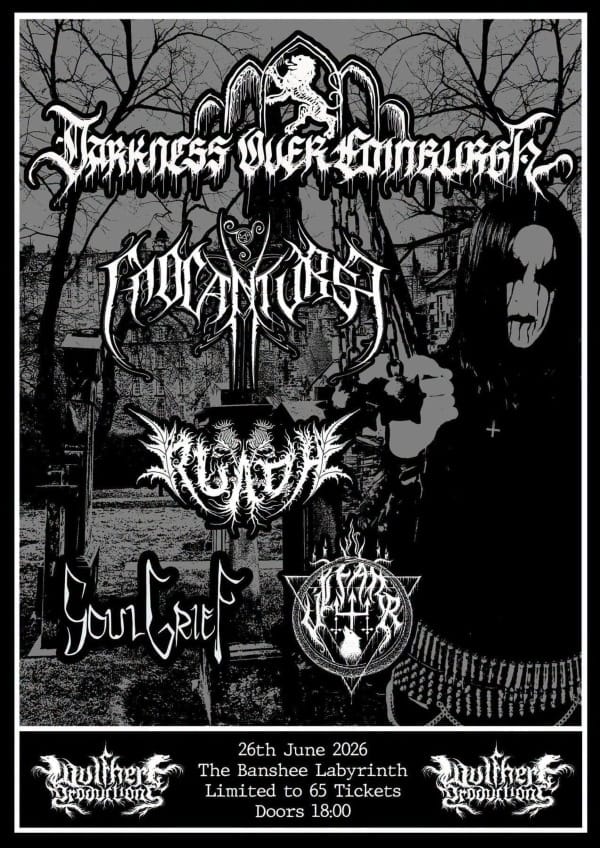 Live Review: Darkness Over Edinburgh (June 2026)
